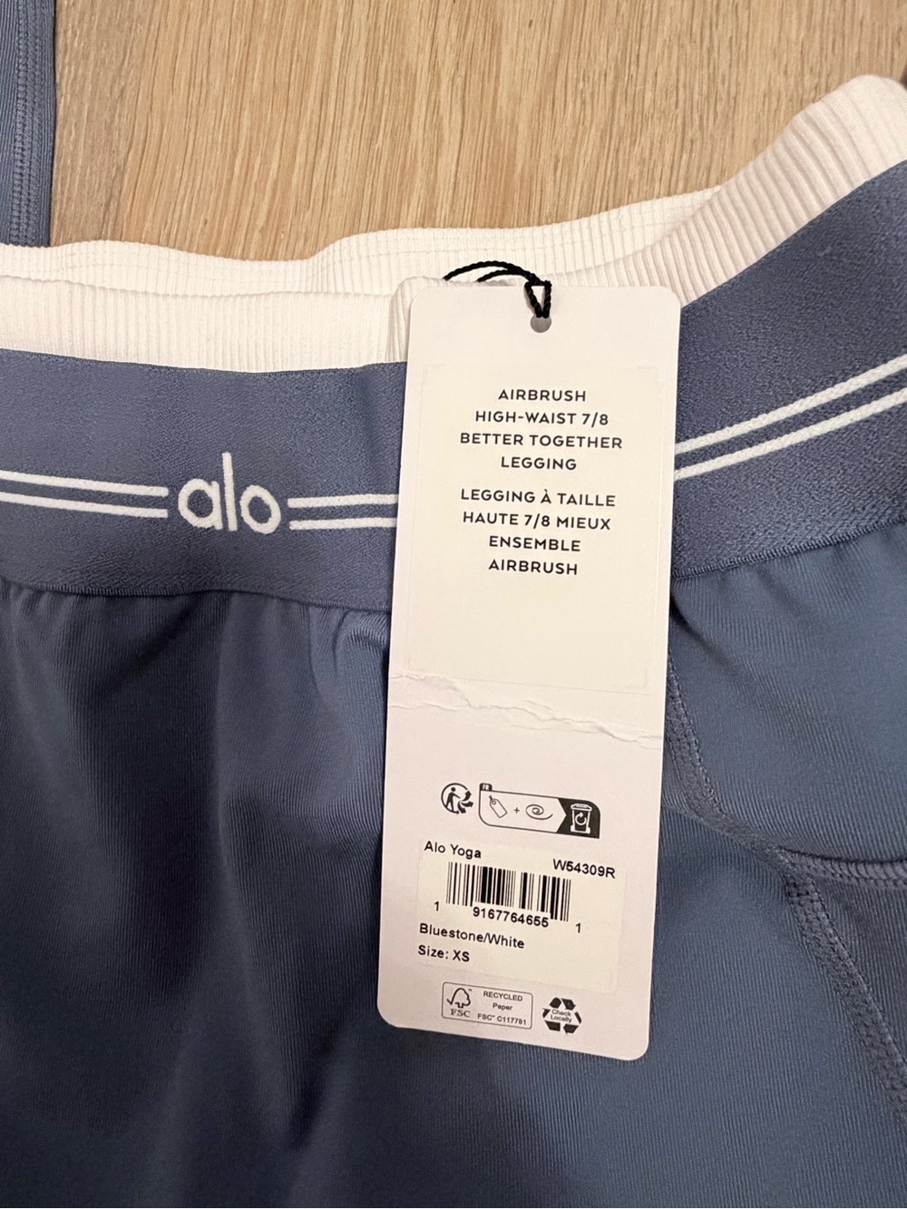 ALO Yoga better together 7/8 Leggings with Elastic Waistband XS - Picture 10 of 10